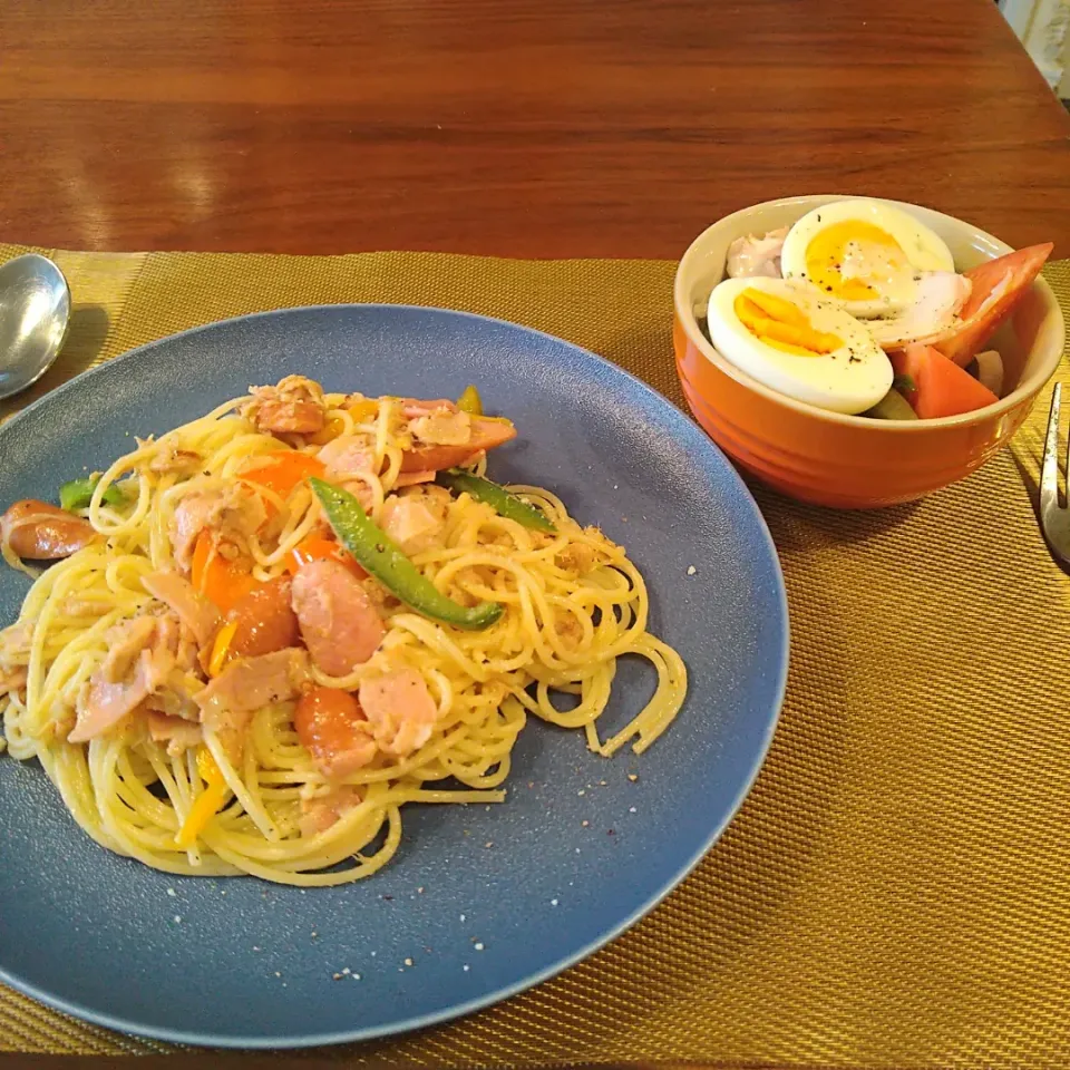 有馬産採れたてパプリカのオイルパスタ🍝|Jay20170327さん