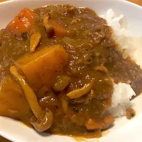 きのことししとうカレー|丸川太郎さん