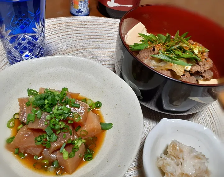 にゃんぺこちゃんの料理
　糀甘酒仕立てのりゅうきゅう漬け

肉吸い🍃|びせんさん