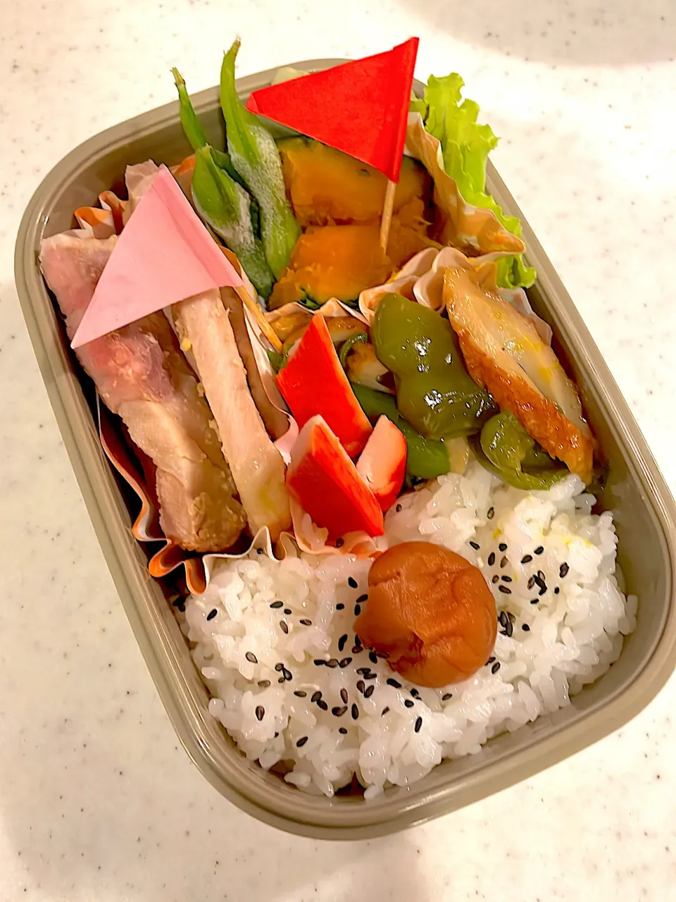 Snapdishの料理写真:味噌豚弁当|マキマキさん