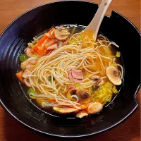 Japanese Tanmen bacon noodle soup|Saraさん