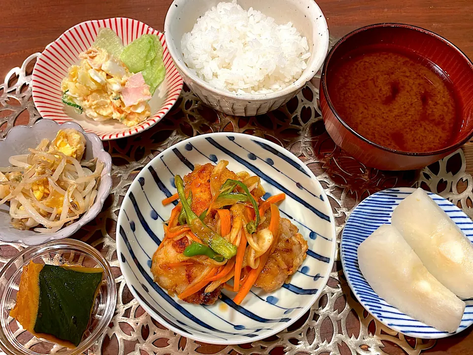 鶏胸肉の南蛮漬け定食|hitomiさん