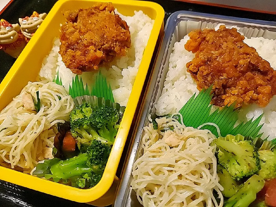 夫弁当、息子弁当|みどりさん