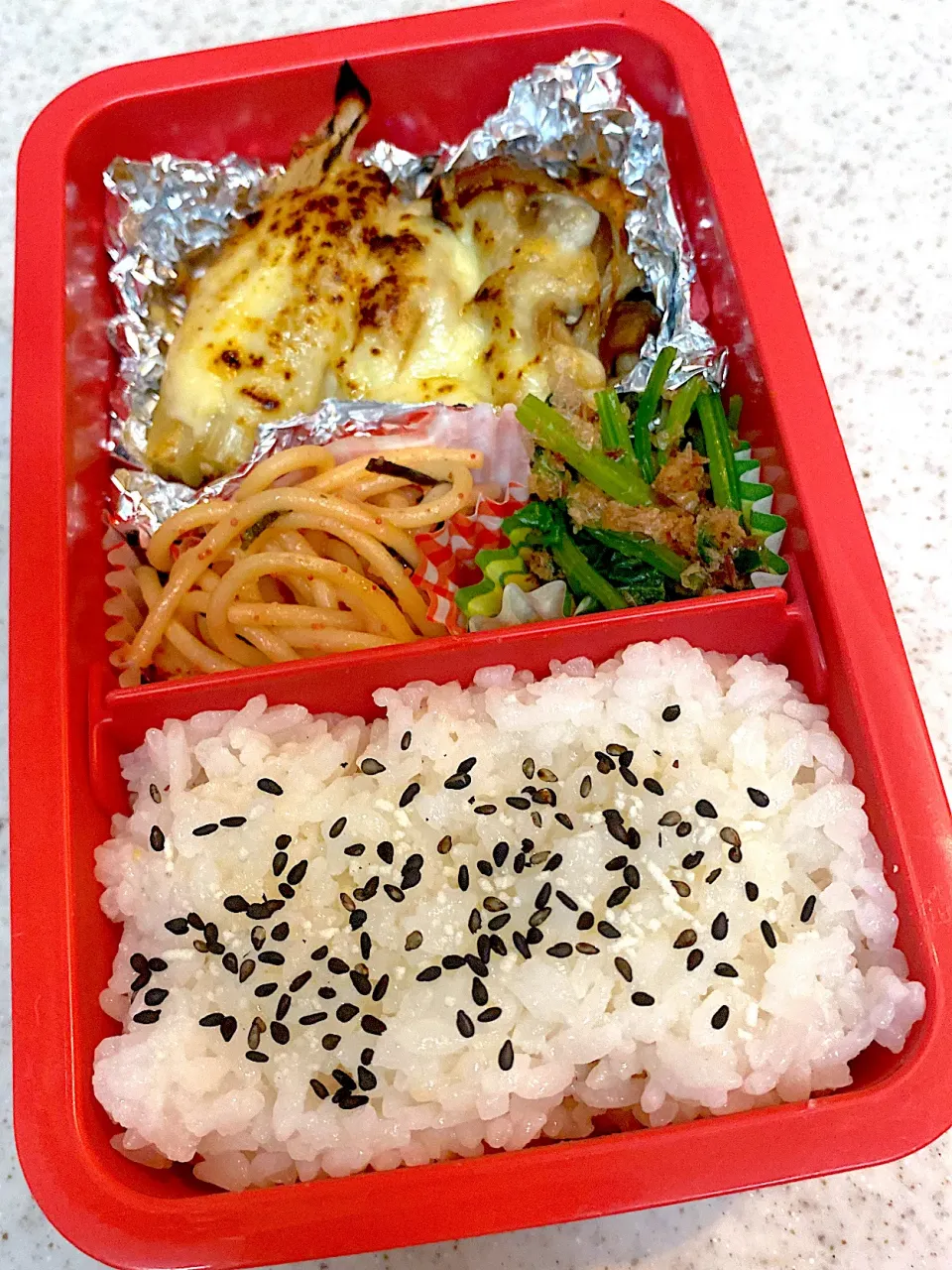 鮭チーズホイル焼き　弁当|asumamaさん