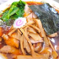 【2009年東京に進出】
長岡生姜醤油ラーメン
青島食堂 秋葉原店
青島チャーシュー (900円)
＋茹ホウレン草増し (50円)
＋自家製メンマ増し (50円)
@秋葉原7分
22192
