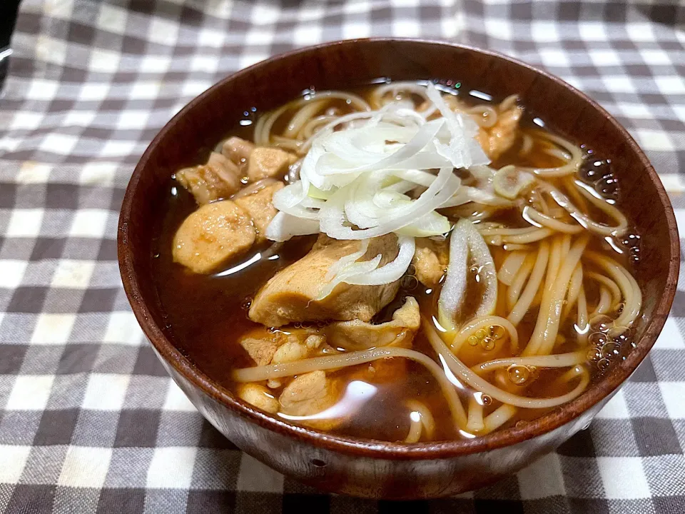 鶏肉とそうめんの赤だし汁|ハルさん