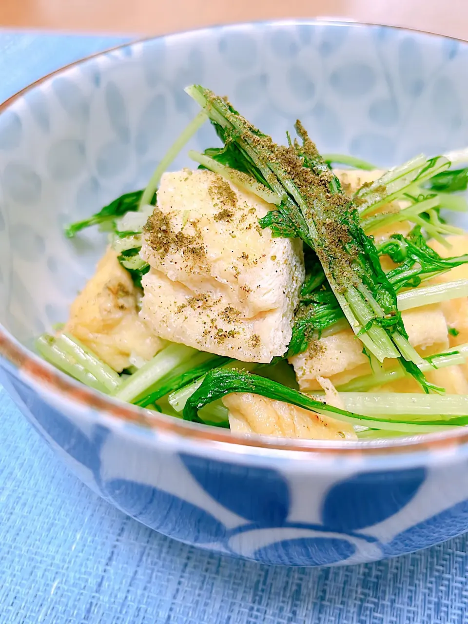 水菜と油揚げの煮物|Sさん