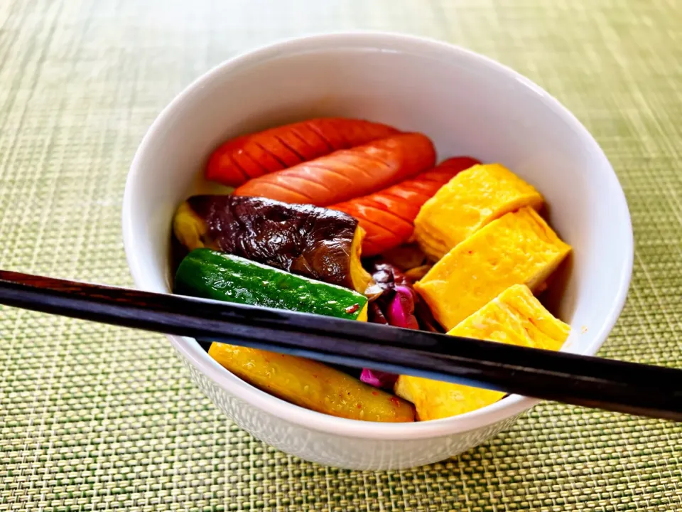 卵焼き器一つで出来る丼|mattさん