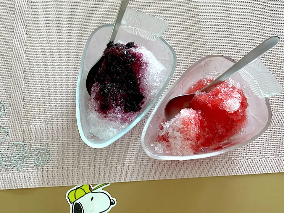 Snapdishの料理写真:夏の終わりの♪…かき氷~(^^)❤︎|いつくしみちゃんさん