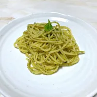 タネからバジルソースpasta|じいちゃんの畑さん