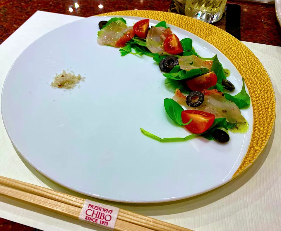 Snapdishの料理写真:カルパッチョ🐟|にゃあ（芸名）さん