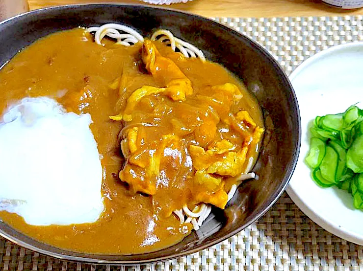 カレーそばランチ|Food is lifeさん