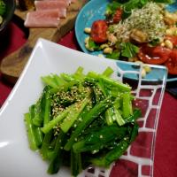 小松菜の簡単炒め物