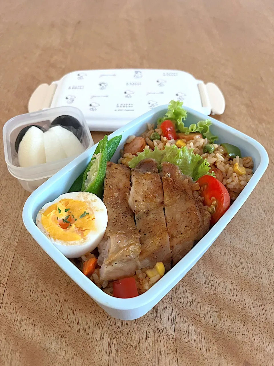 Snapdishの料理写真:ジャンバラヤ弁当|Sakikoさん