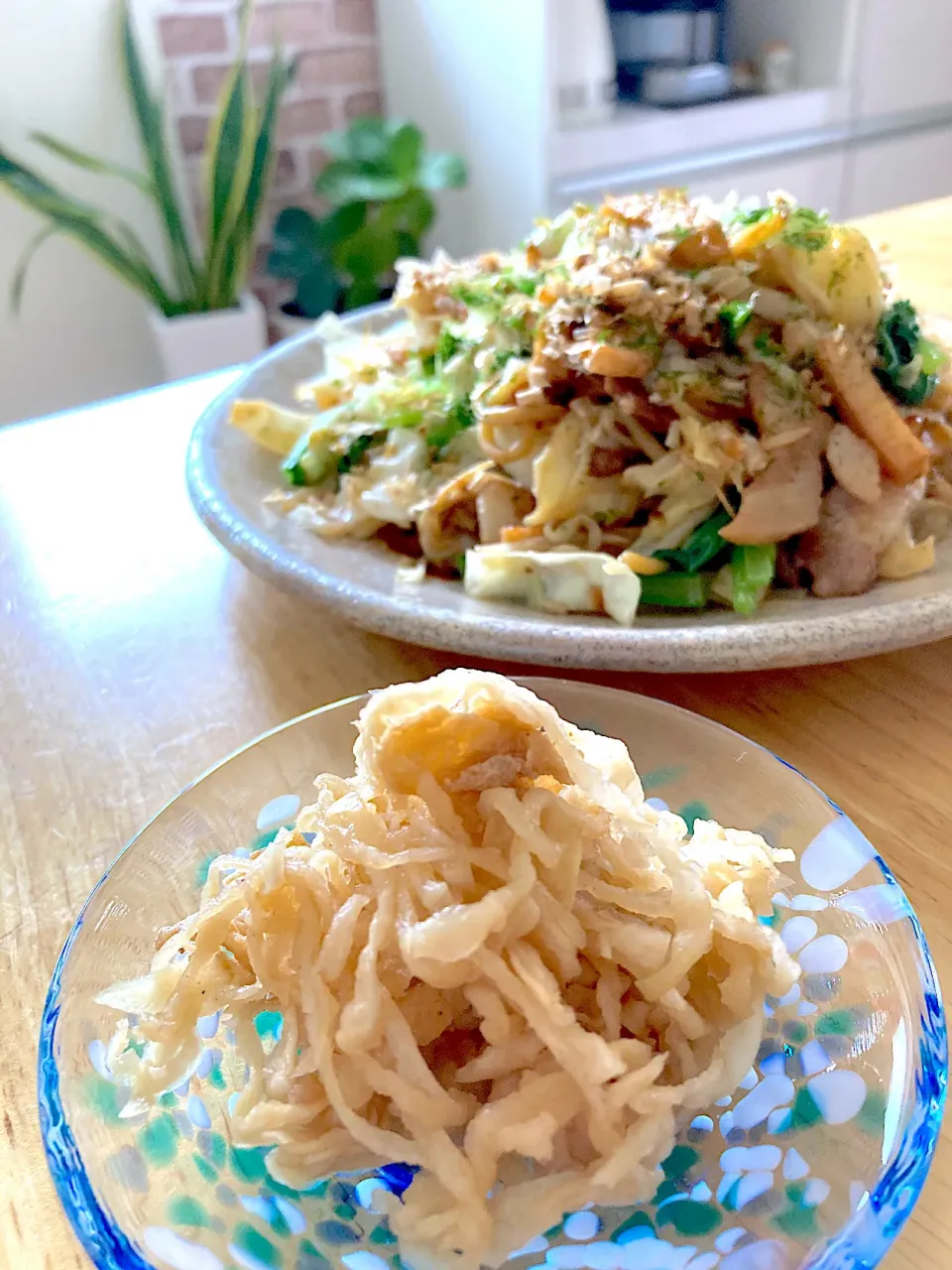 切り干し大根のザワークラウト風💗もりもり焼きそば|さくたえさん