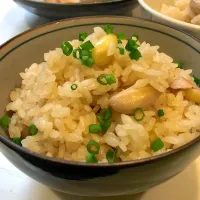 Snapdishの料理写真:おおまさりの炊き込みご飯|ゆったんまーくんさん