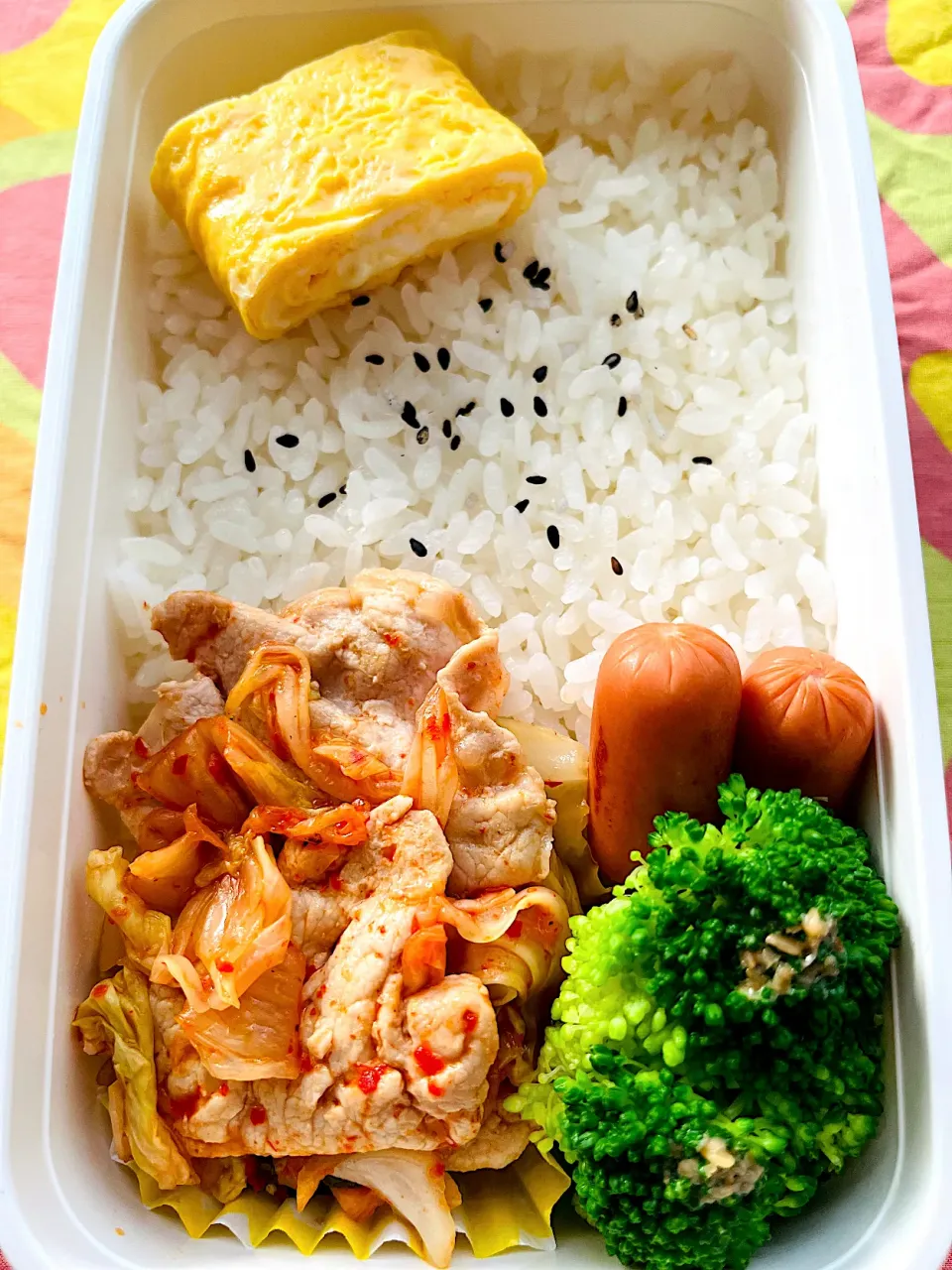 9/12(月)豚キムチ弁当|ちくわさん