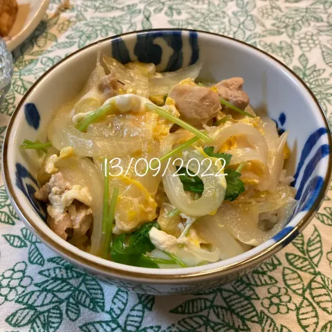 「玉ねぎ」を使ってみたSnapdishの料理・レシピ写真:親子丼