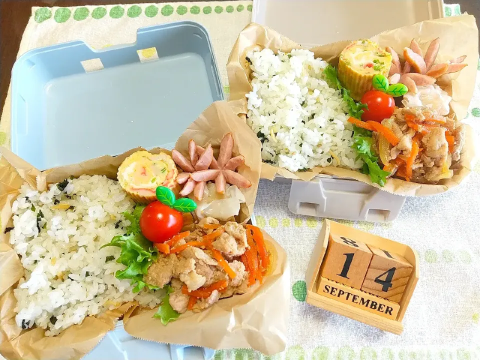 🍱今日の息子達のお弁当|tomoさん