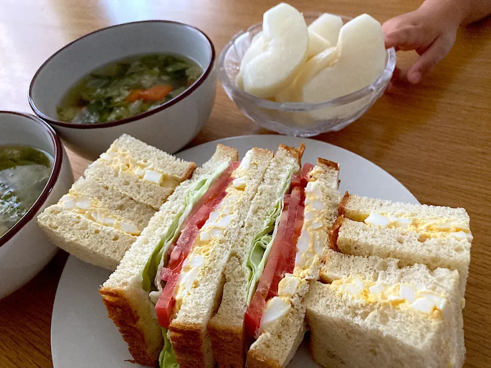 ＊サンドイッチ朝食🥪＊|＊抹茶＊さん