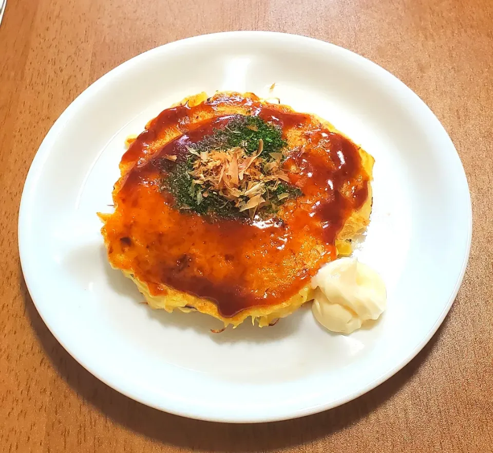 ナナの料理　お豆腐の入ったお好み焼き|ナナさん