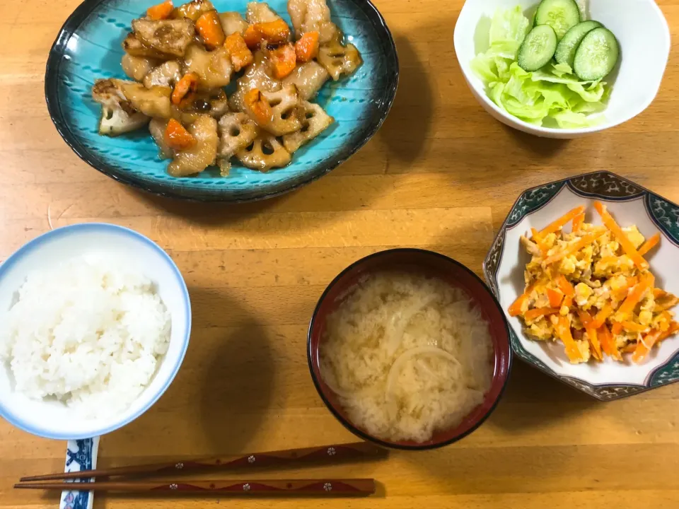 夕飯🎵鱈と根菜の甘酢あんかけ|kiyominさん