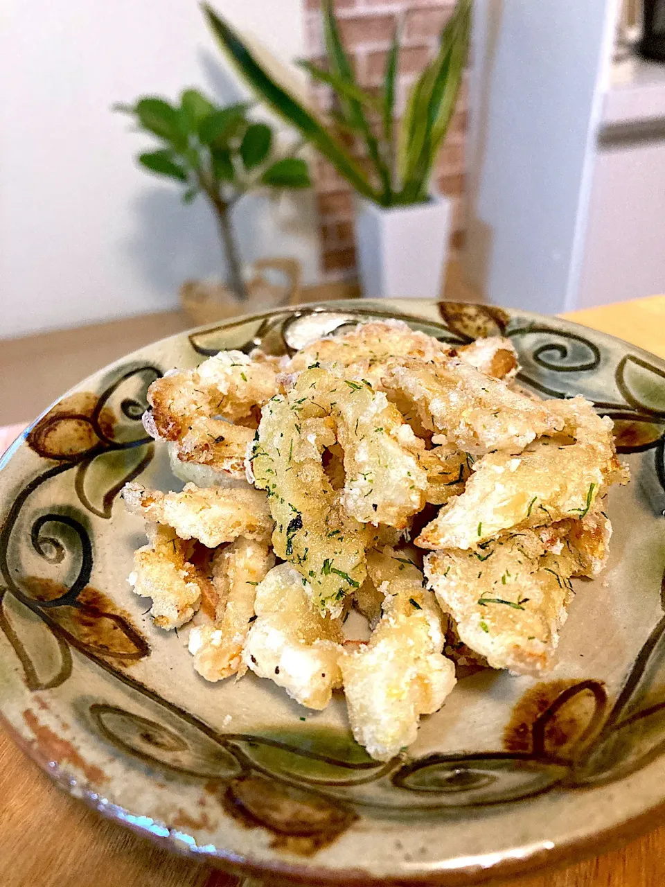 チョコさんの料理 ゴーヤの唐揚げ💕白ゴーヤで🎵|さくたえさん