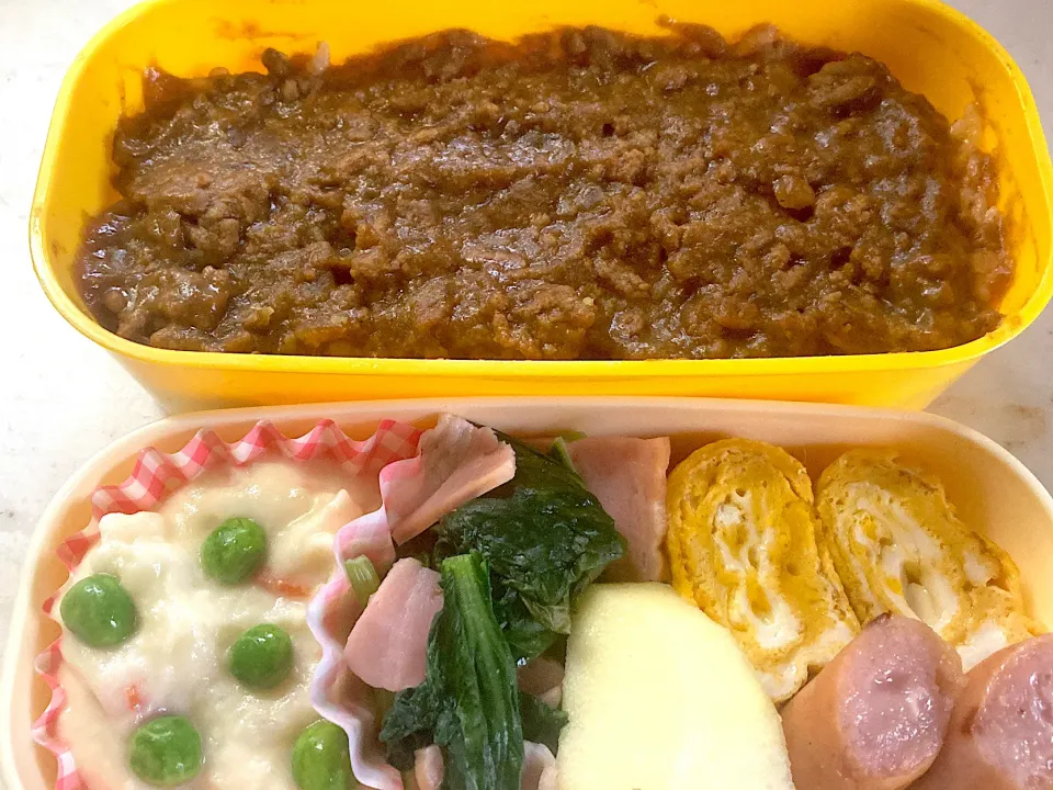 キーマカレー弁当|料理嫌いを直したいさん