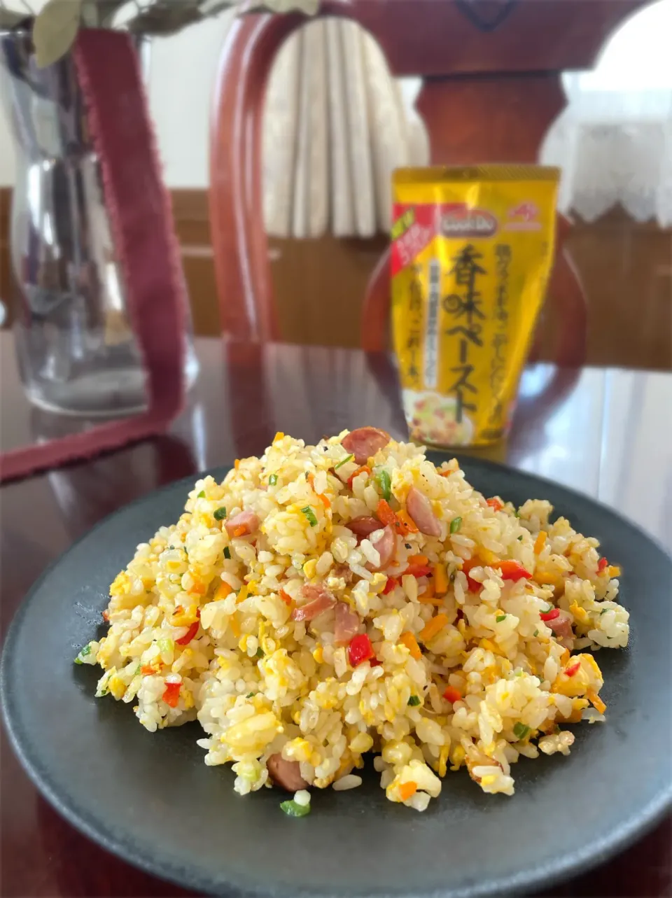 あまり野菜のササっとパラパラ炒飯|m’chinさん