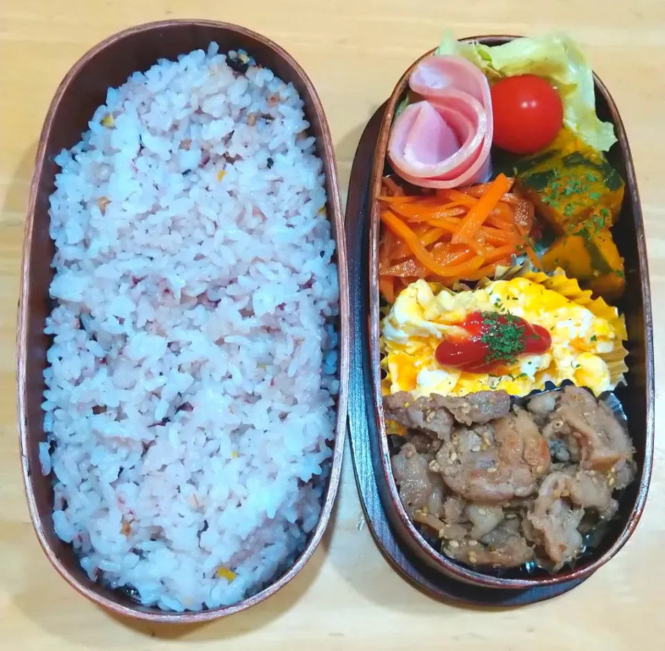 豚肉の焼肉風弁当|NOZUさん