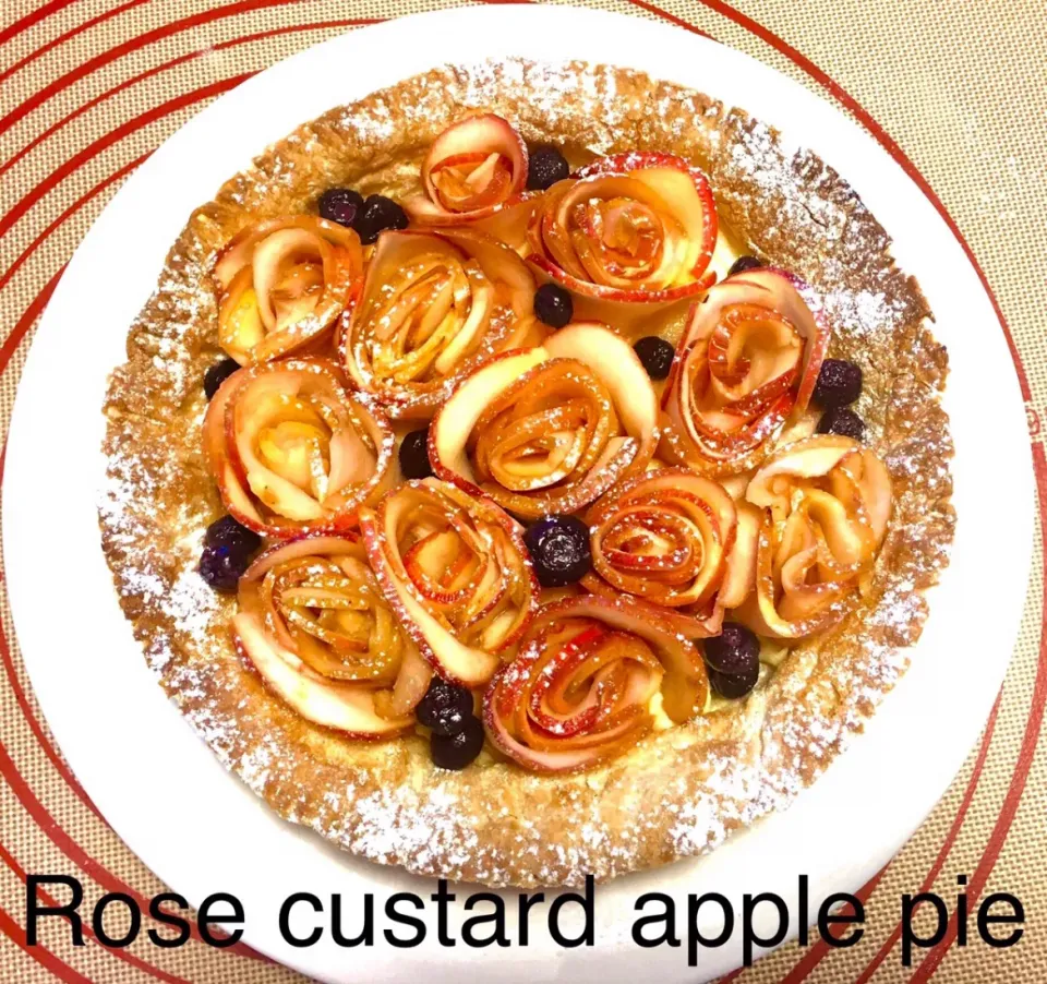 Rose Custard Apple Pie|sjさん