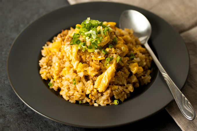 香ばしにんにく炒飯