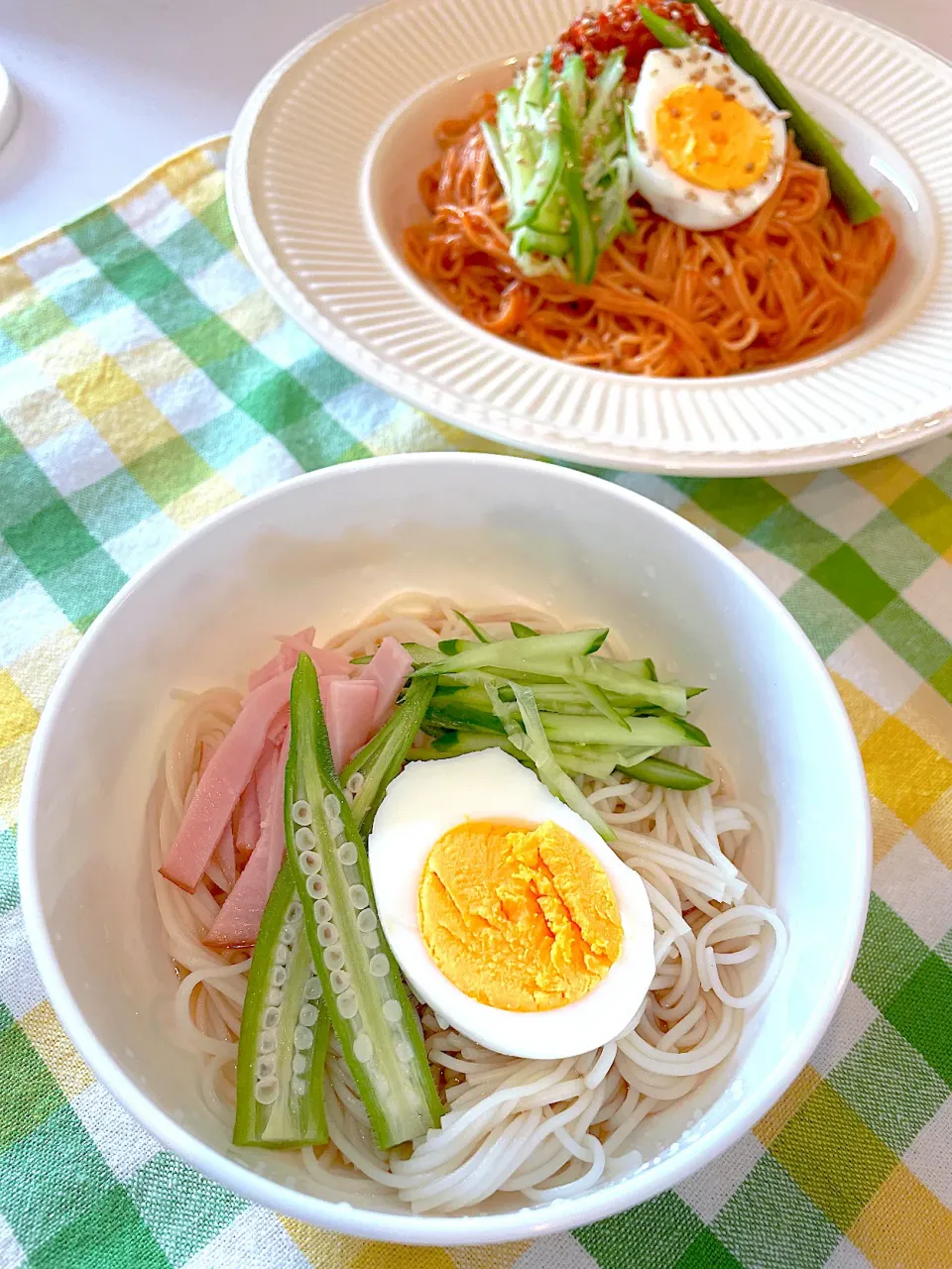 〜本日の息子ランチ　サラダそうめん　幼児食〜2022.9.16|yuuさん