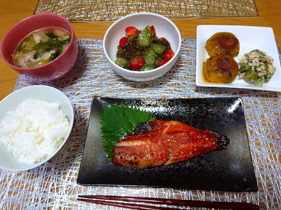 焼き魚の献立|ごはんきろくさん