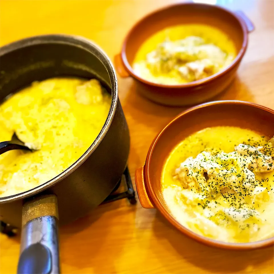 白菜と鶏肉のクリーム煮|そうたさん