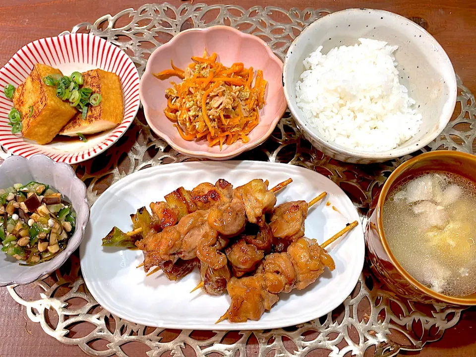 焼き鳥定食|hitomiさん