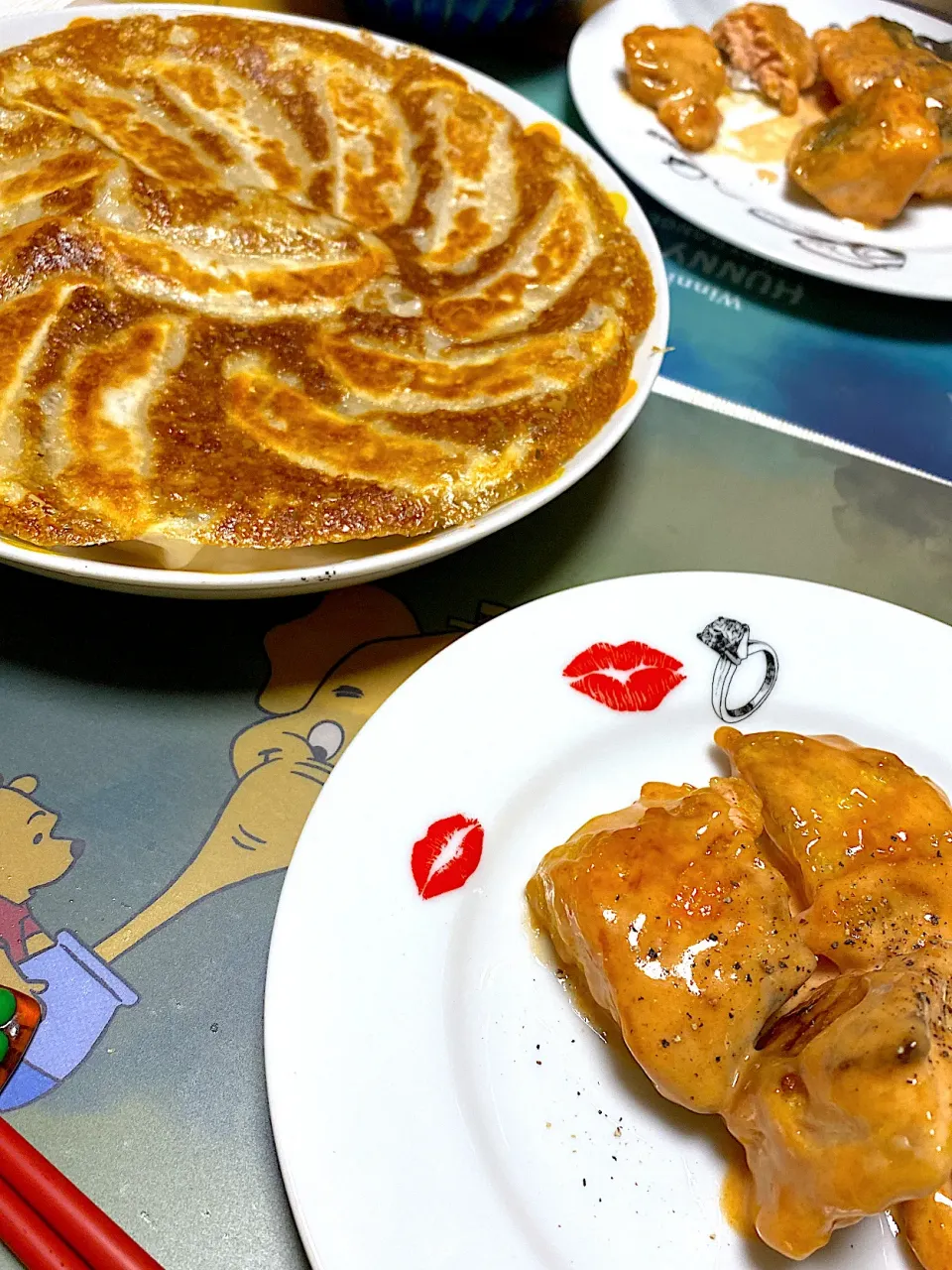 鮭マヨ、餃子|kaaaaaさん