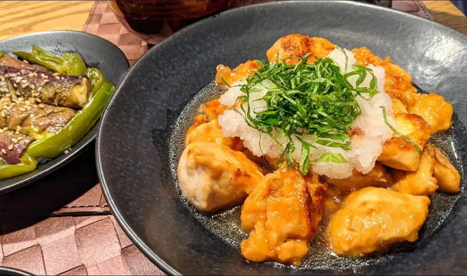 おろしそ甘酢だれチキン|まみさん