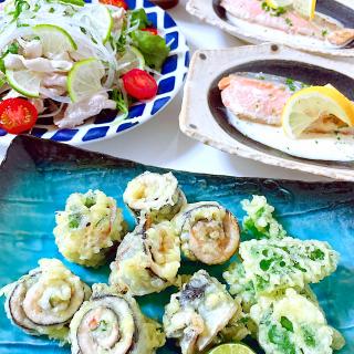 カマスの梅シソロール天ぷら オーロラ Snapdish スナップディッシュ Id Y0phpa