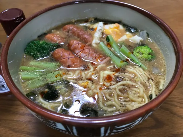 マルちゃん正麺🍜、豚骨醤油味❗️（╹◡╹）✨|サソリさん