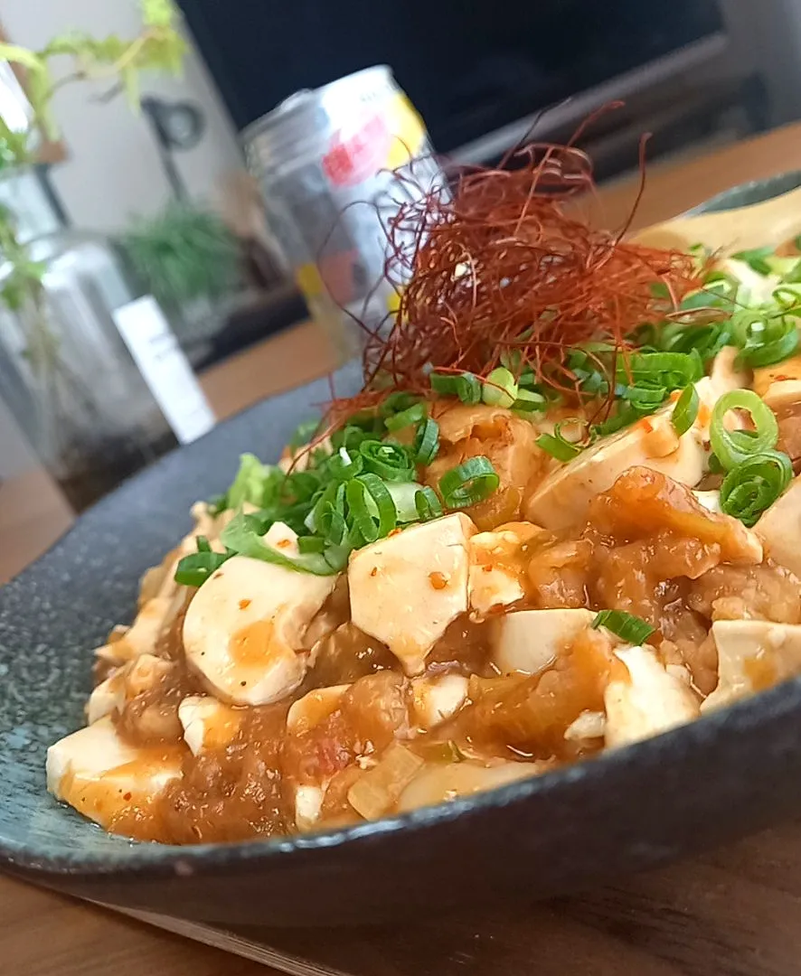 冷凍焼売の麻婆豆腐|まりおさん