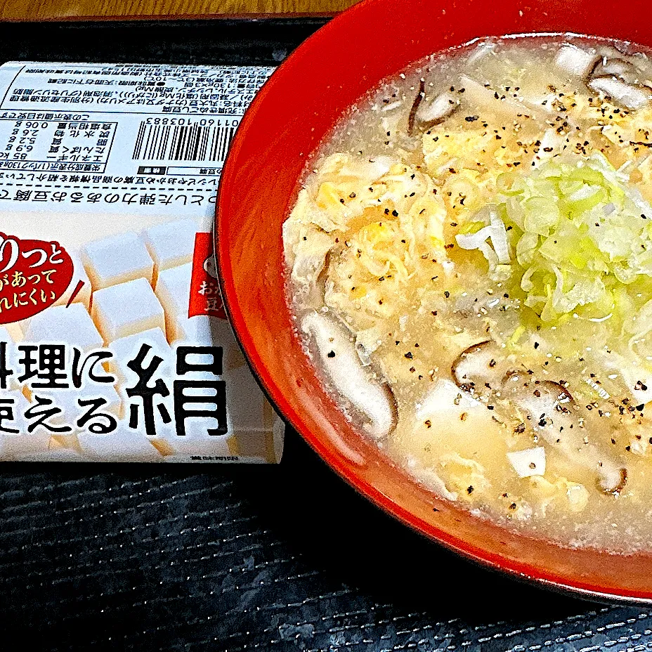 料理に使える絹と玉子のスープ|たまさん