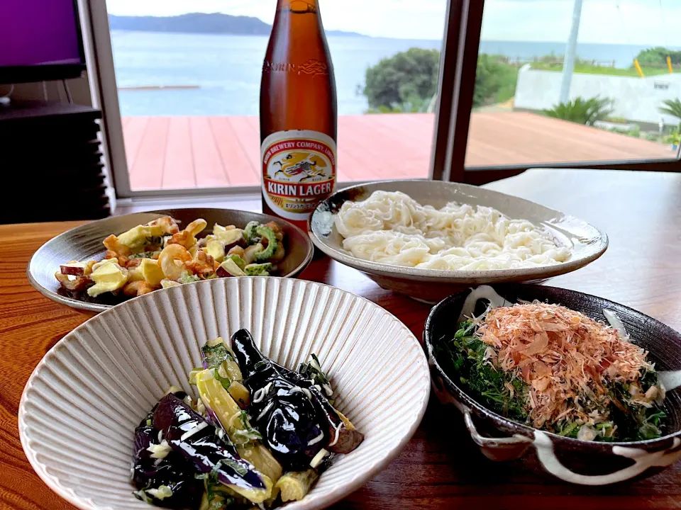 Snapdishの料理写真:2022.9.17 素麺ランチ🍻🍻🍻|ゆみずさん