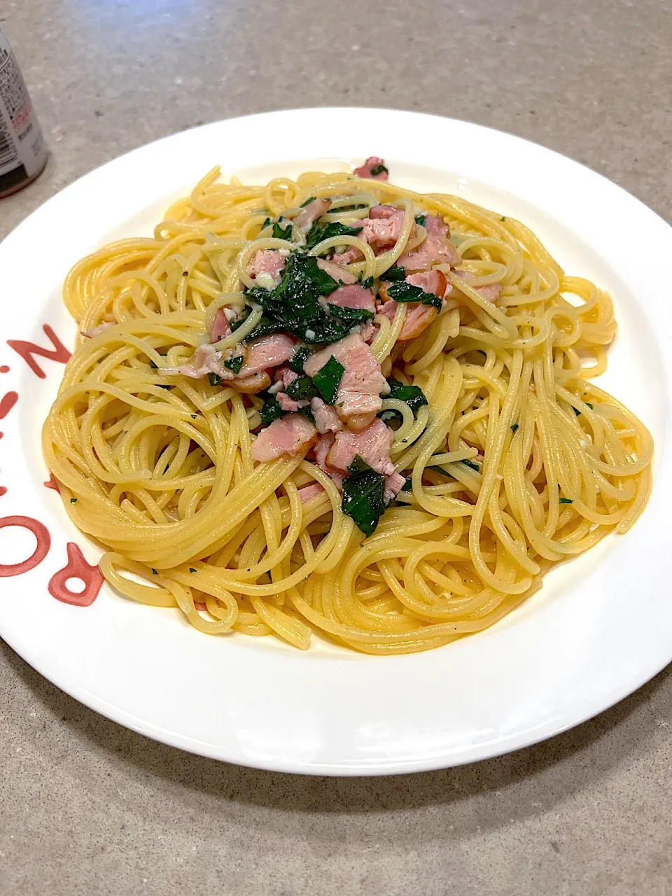 大葉とベーコン🥓のペペロンチーノ！|Mayumiさん