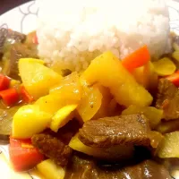 beef curry rice|Ahmad Mansourさん