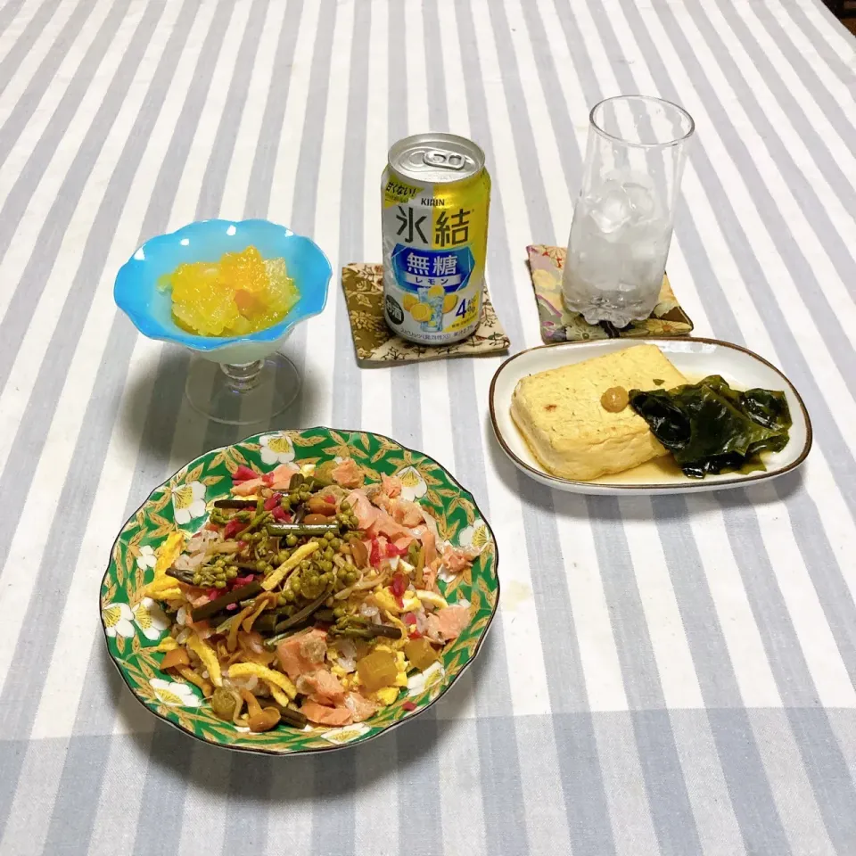 grandmaの晩ごはん☆山菜ちらし寿司|kaoriさん