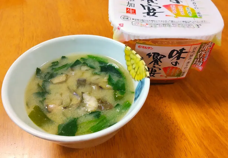 2022 0915　味の饗宴で茄子と油揚げのお味噌汁|いもこ。さん