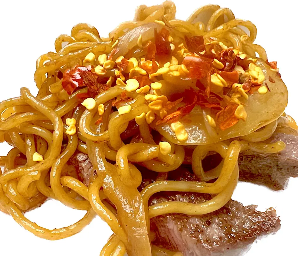 ソース焼きそばてあステーキ|Food is lifeさん