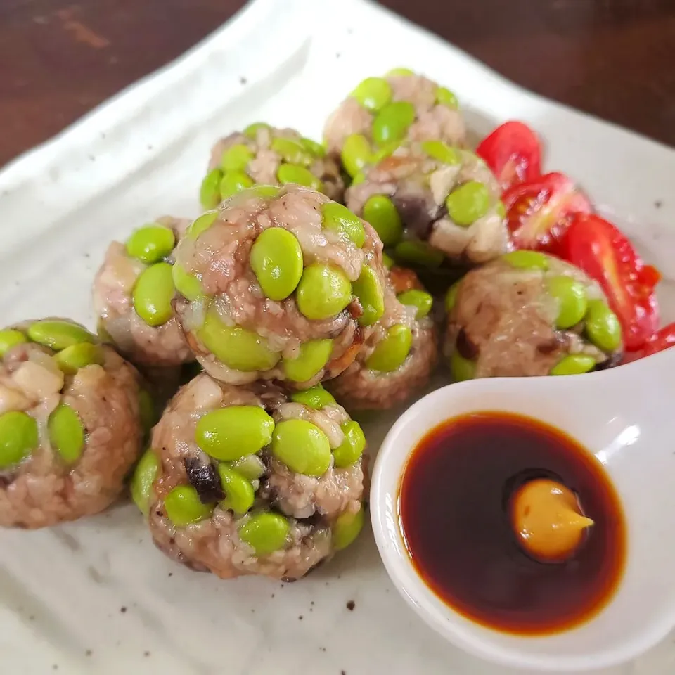 枝豆シウマイ( ˙▿˙　)枝豆連投中|まぁさん