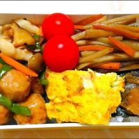 かのりさんの料理 つくねの野菜あんかけ🥕
9/20の海苔弁当